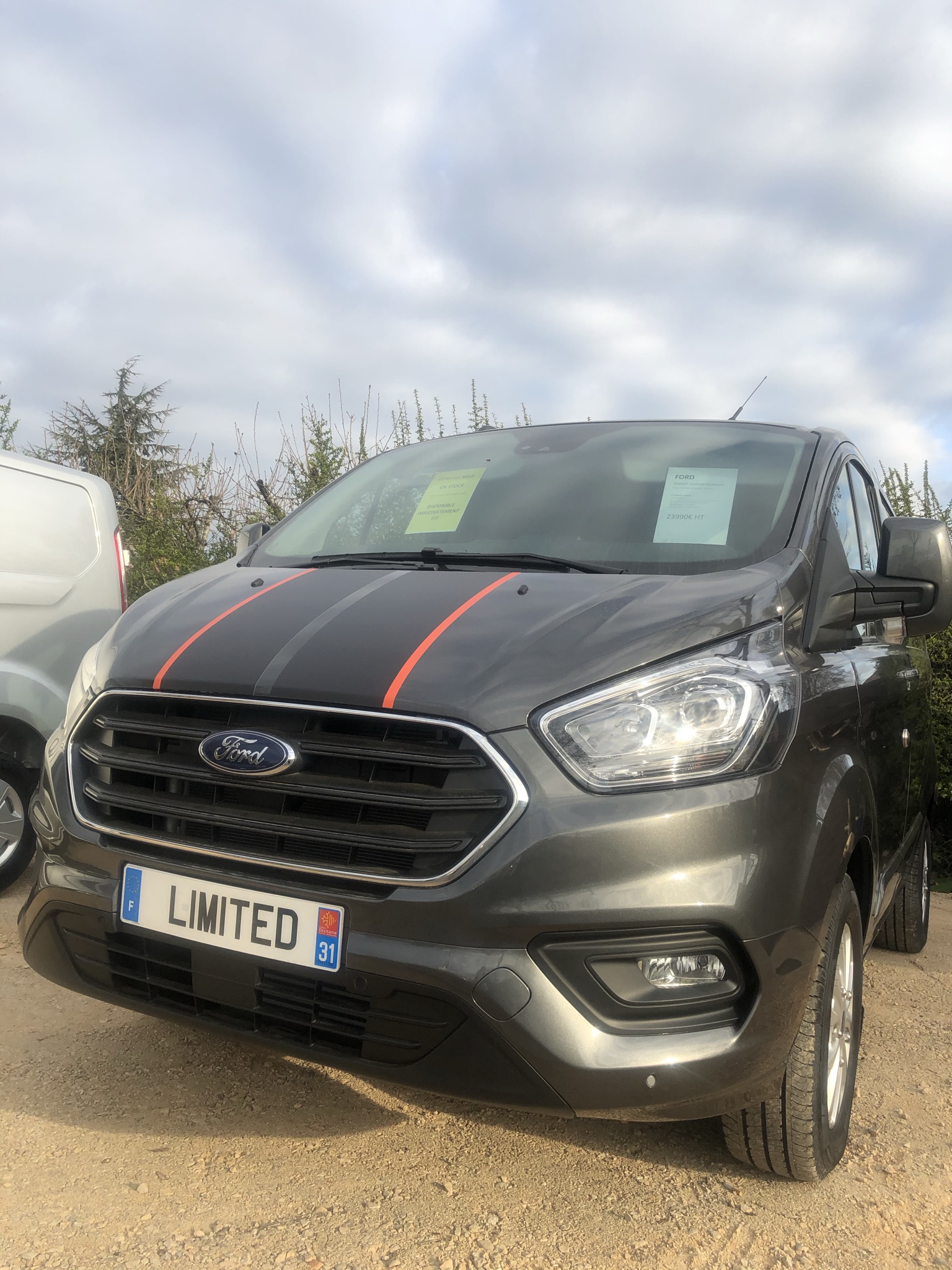 FORD TRANSIT CUSTOM gris magnetic LIMITED - Photo 7